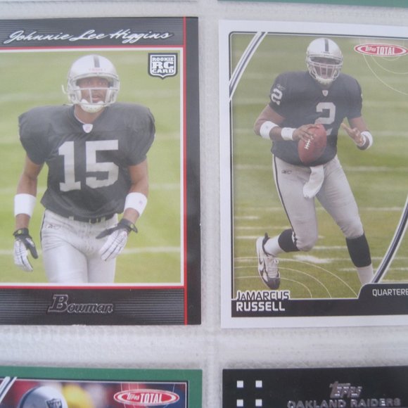 Lot of 7 Oakland Raiders NFL Player Cards - Picture 5 of 12